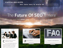 Tablet Screenshot of capitalseosuite.com